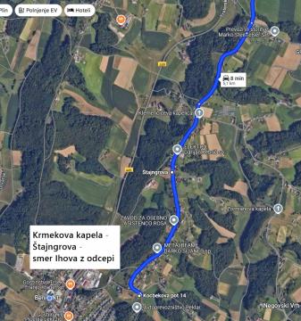 1_Krmekova kapela - Štajngrova - smer Ihova z odcepi